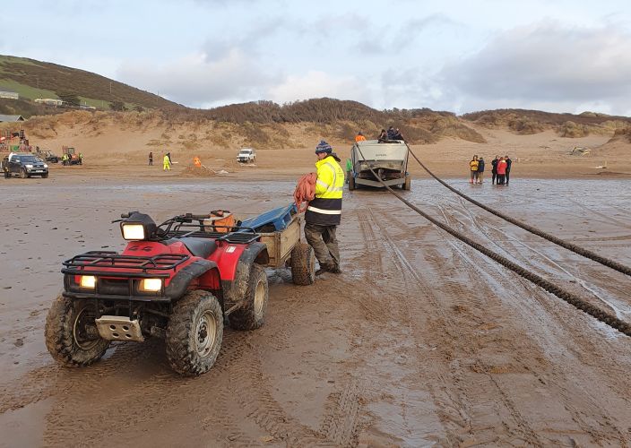 Remote Location Support on a beach